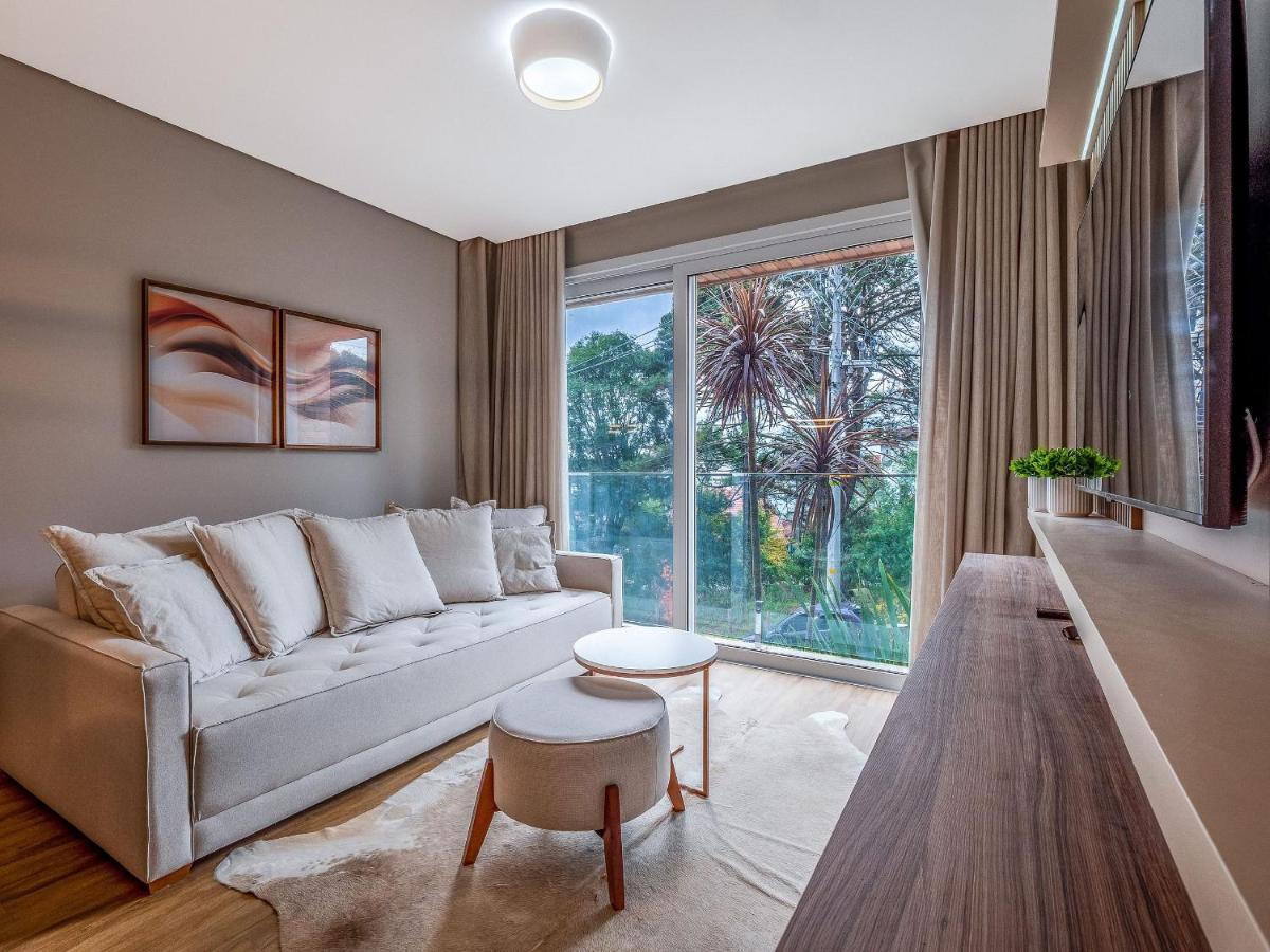 Appartement Alpes Da Montanha 203 - Ap Novo Junto Ao Centro De Gramado + Garagem Extérieur photo
