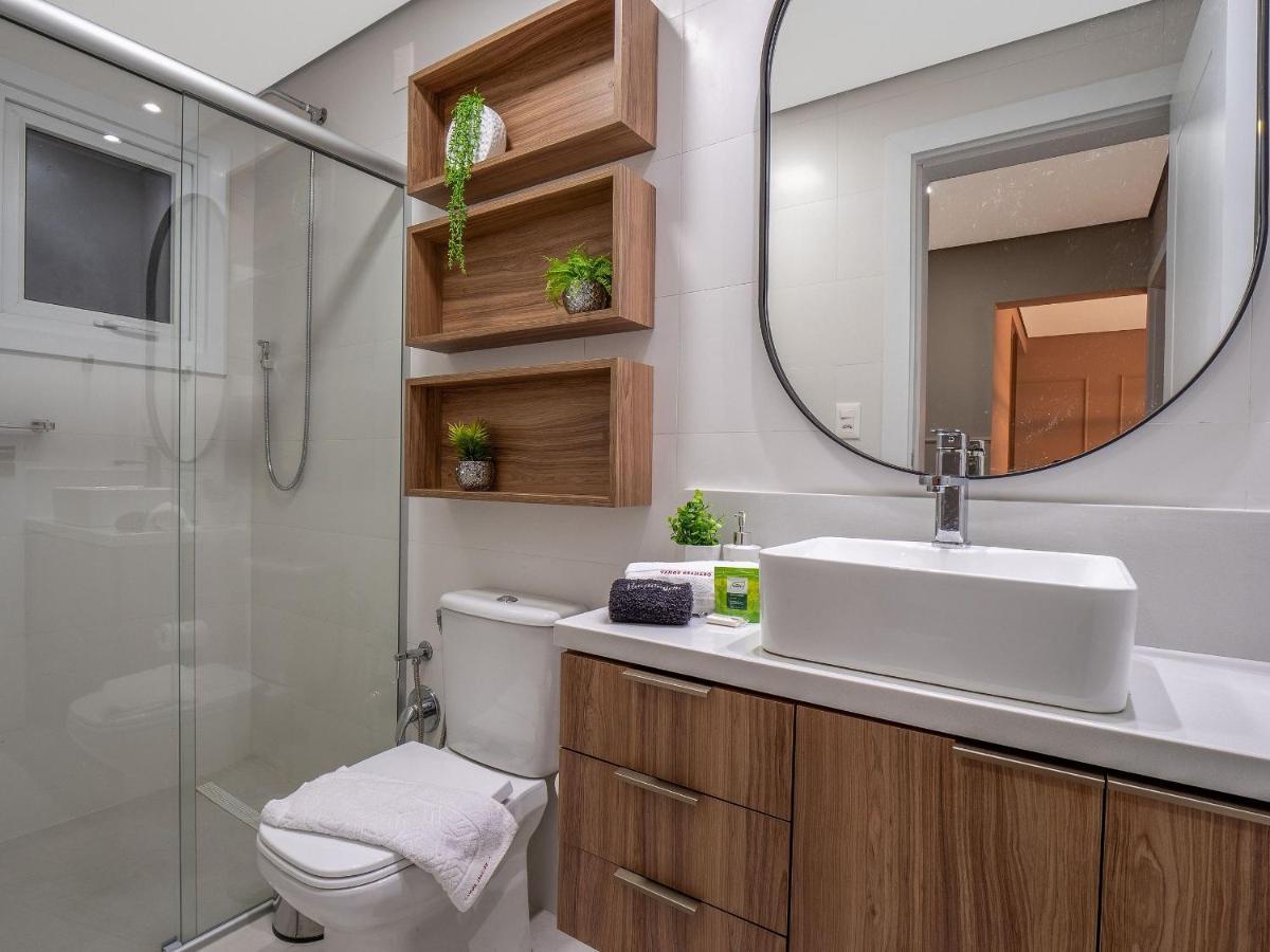 Appartement Alpes Da Montanha 203 - Ap Novo Junto Ao Centro De Gramado + Garagem Extérieur photo
