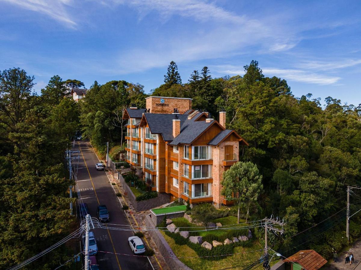 Appartement Alpes Da Montanha 203 - Ap Novo Junto Ao Centro De Gramado + Garagem Extérieur photo