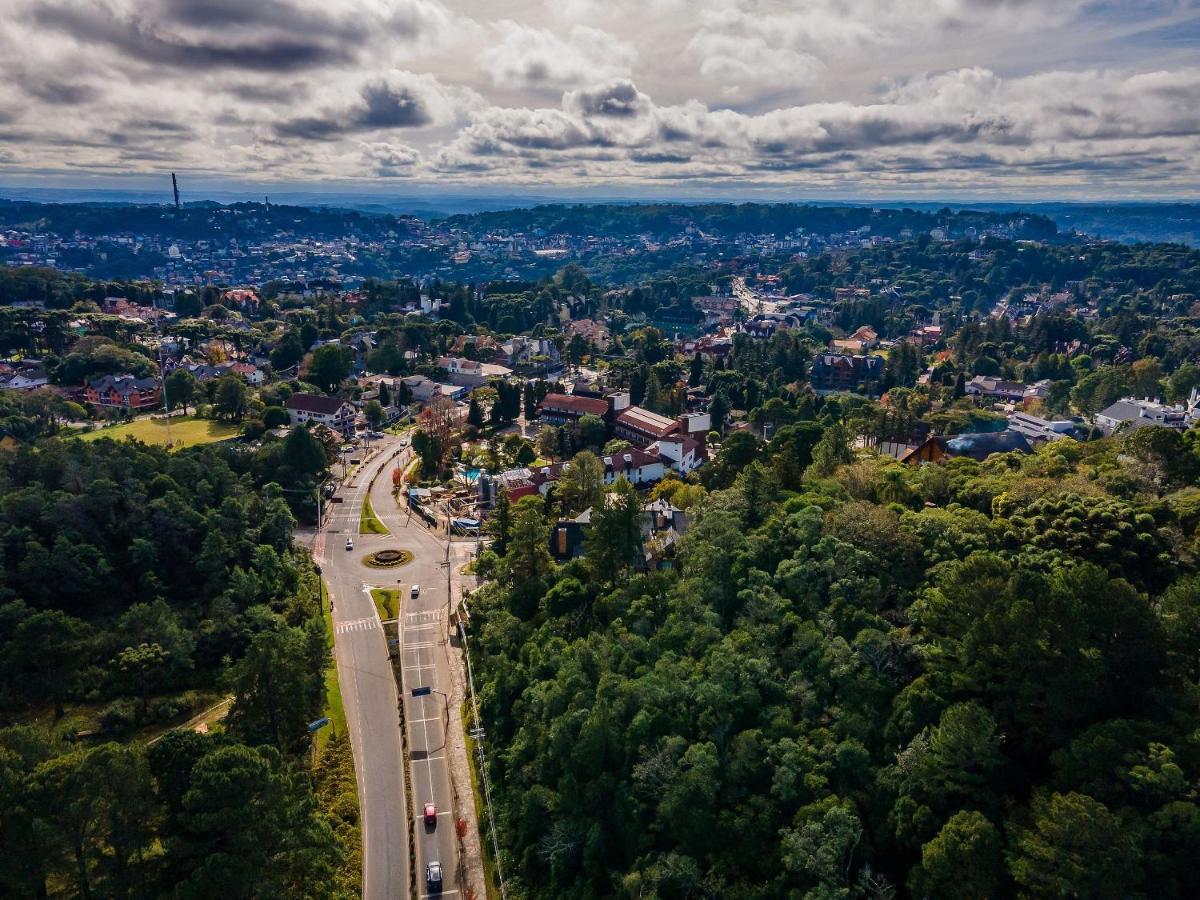 Appartement Alpes Da Montanha 203 - Ap Novo Junto Ao Centro De Gramado + Garagem Extérieur photo